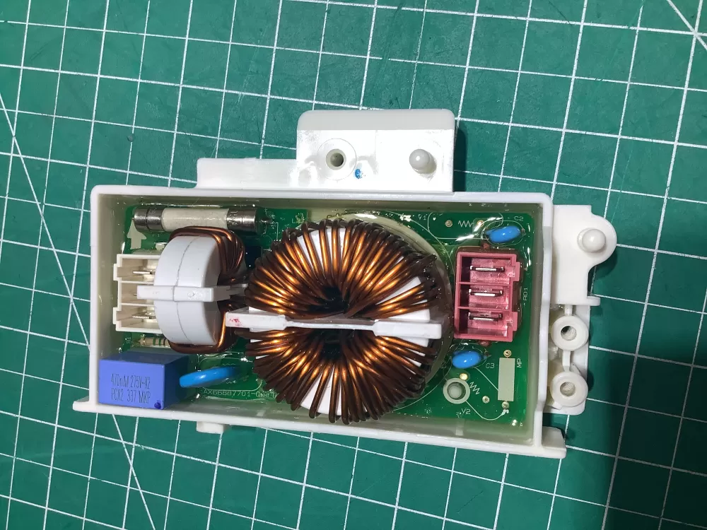 LG EAM62492324 Dryer Control Board Noise Filter AZ158869 | AR158
