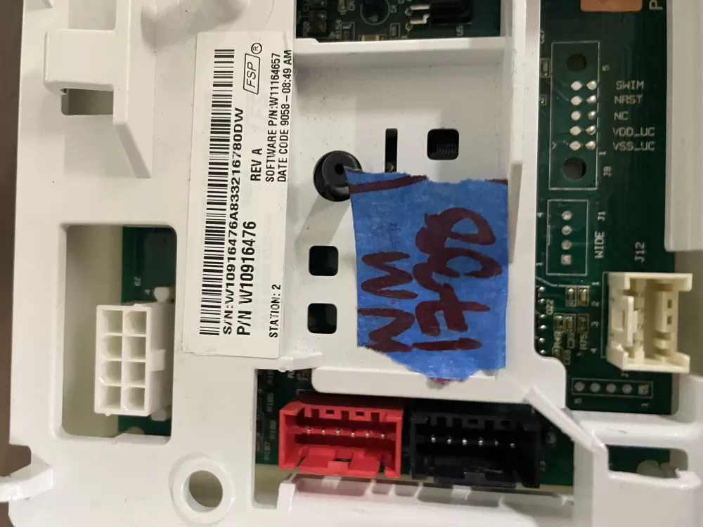 Whirlpool KitchenAid Roper W10916476 Washer Control Board AZ42379 | Wm1738
