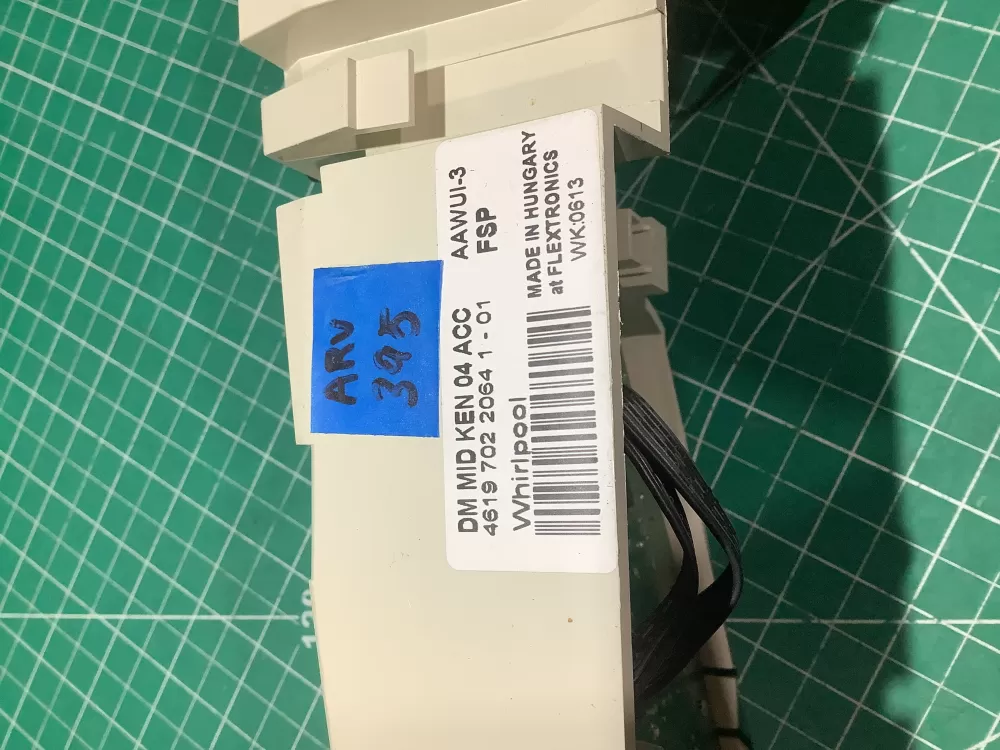 Whirlpool 4619 702 2064 1 - 01 Washer UI Control Board AZ184479 | ARV395