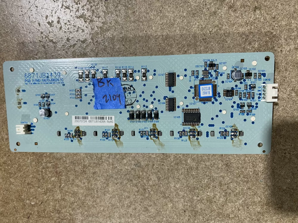 Kenmore LG 6871JB1439A Refrigerator Dispenser Board AZ65490 | BK2109