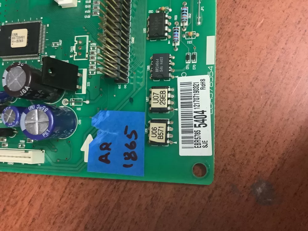 GE EBR57855404 Wb27x27263 Microwave Control Board AZ195679 | AR1865