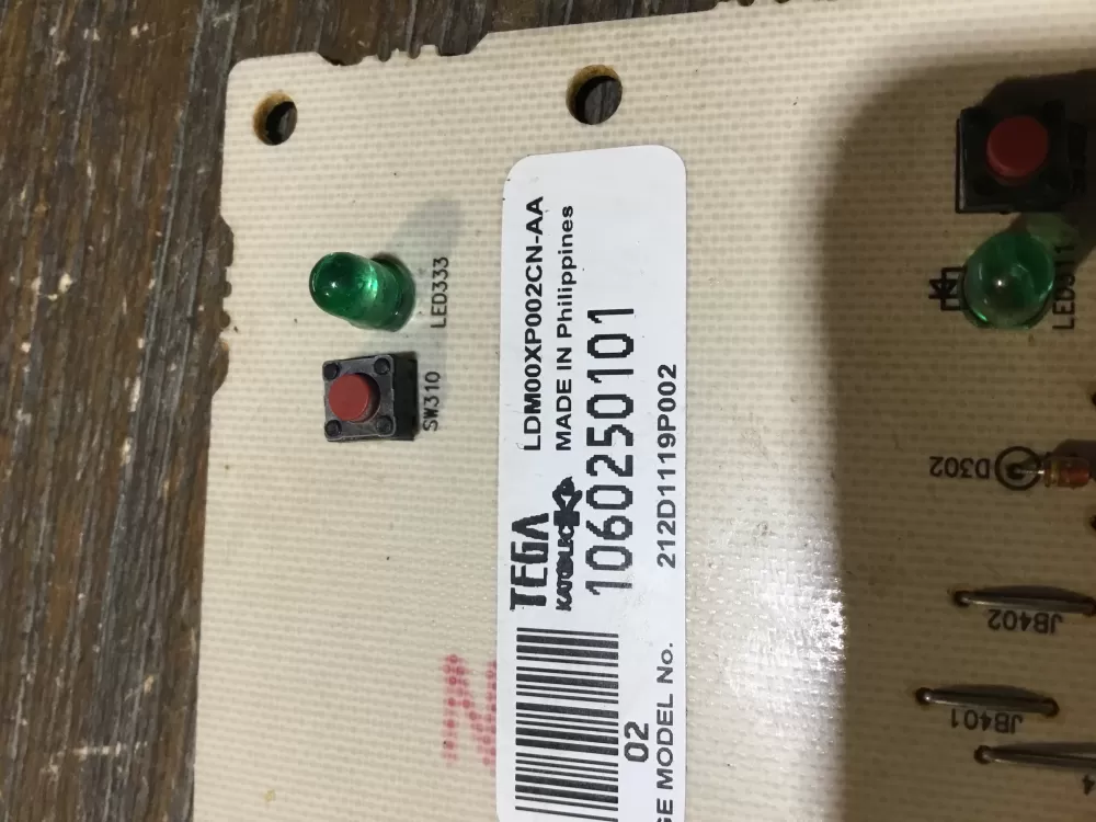 GE WE4M387 212D1119P002 WE4M329 Dryer Control Board AZ52510 | NR1839