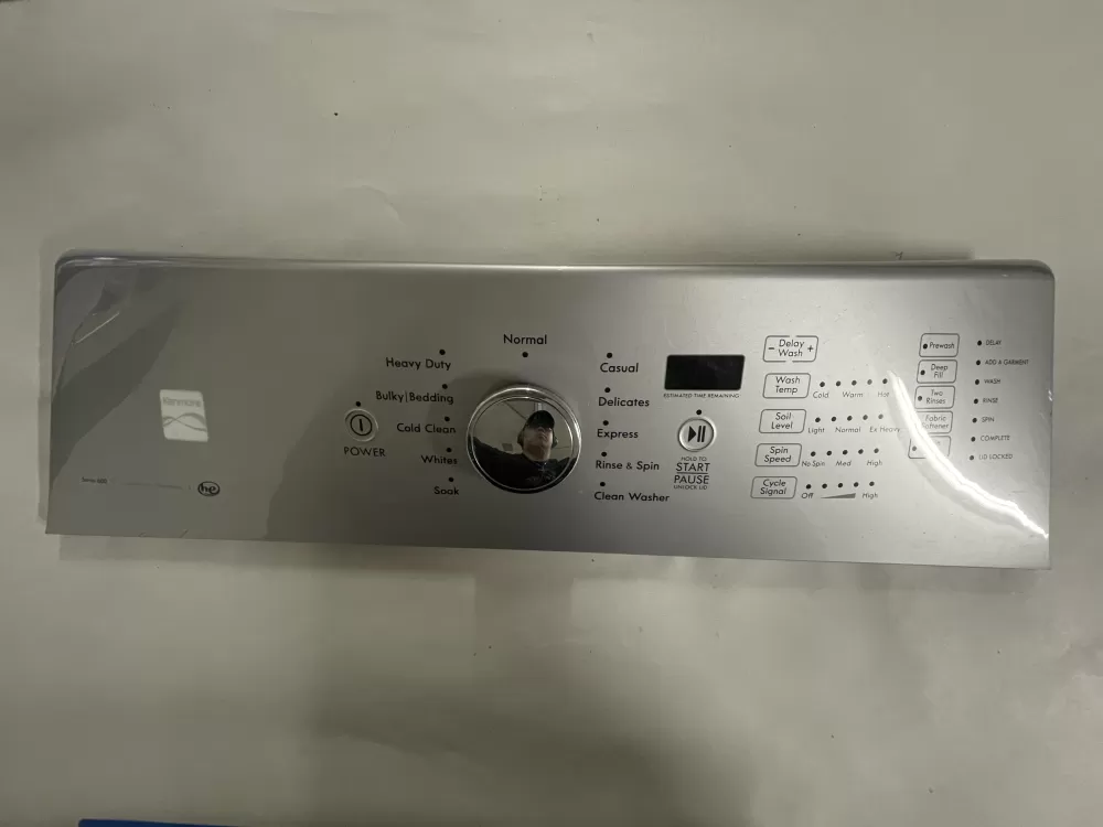 Kenmore W10643919 W10873012 Washer Control Panel Overlay AZ137546 | KMV81