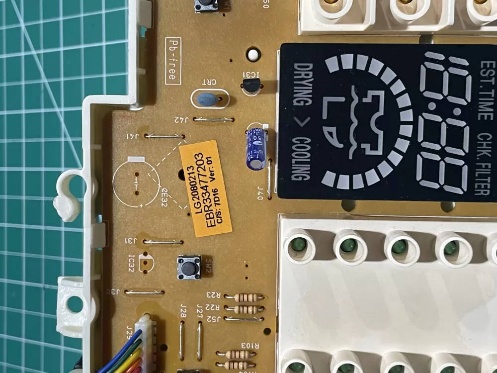 LG EAX32221201 EBR33477203 Dryer Control Board AZ130162 | KMV654