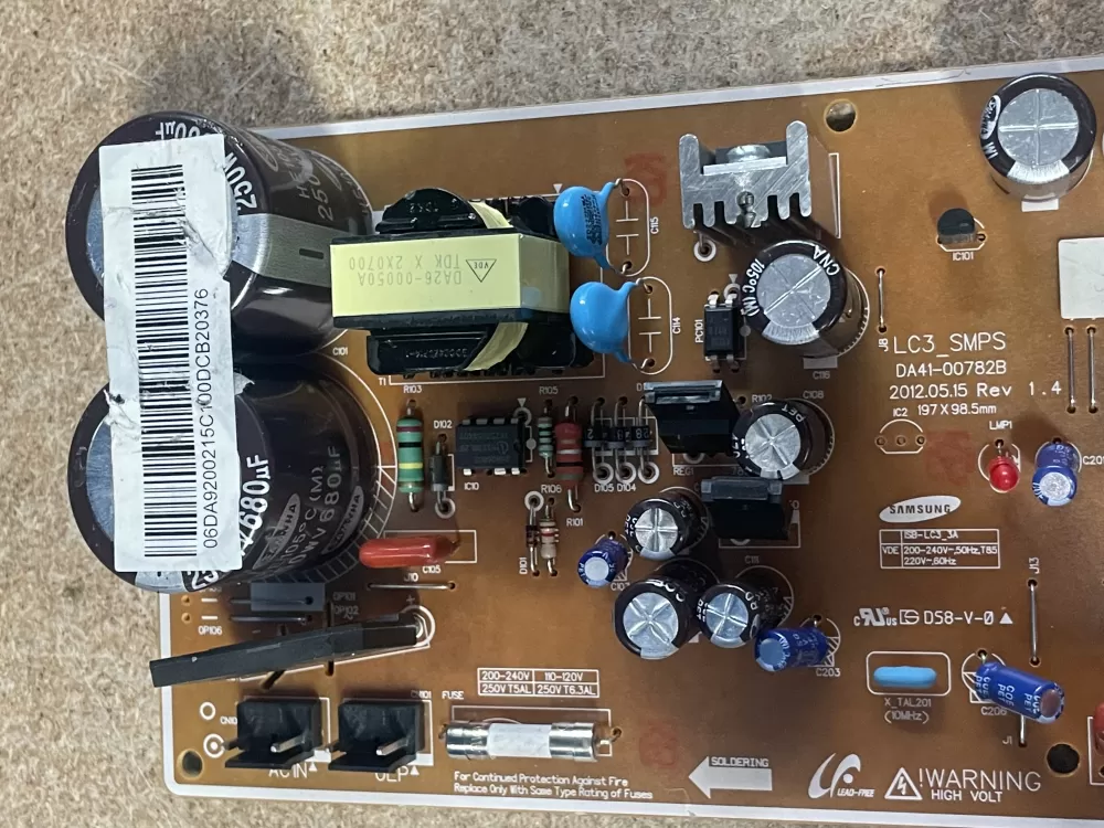 Samsung DA94-00680A DA92-00215C PS4168016 DA9200215C Refrigerator Control Board
