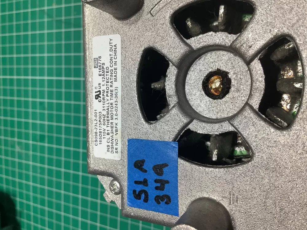 GE 165D8175P003 Dishwasher Motor AZ165682 | SL342
