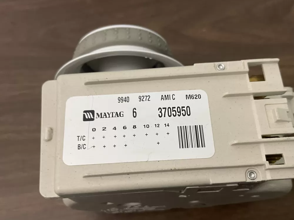 Maytag 6 3705950 Washer Timer AZ102099 | Wm918