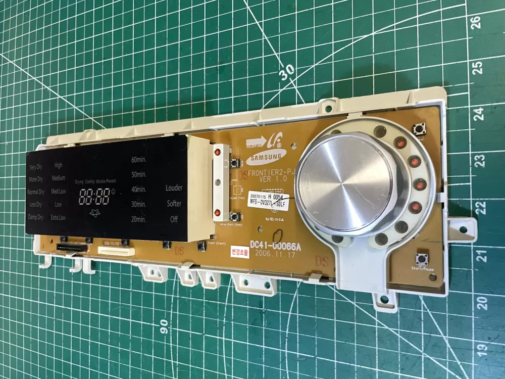 Samsung MFS-DV318A-S0  AP4337033  DC41-00066A  2025722  20091008  PS4250820 Dryer UI Control Board