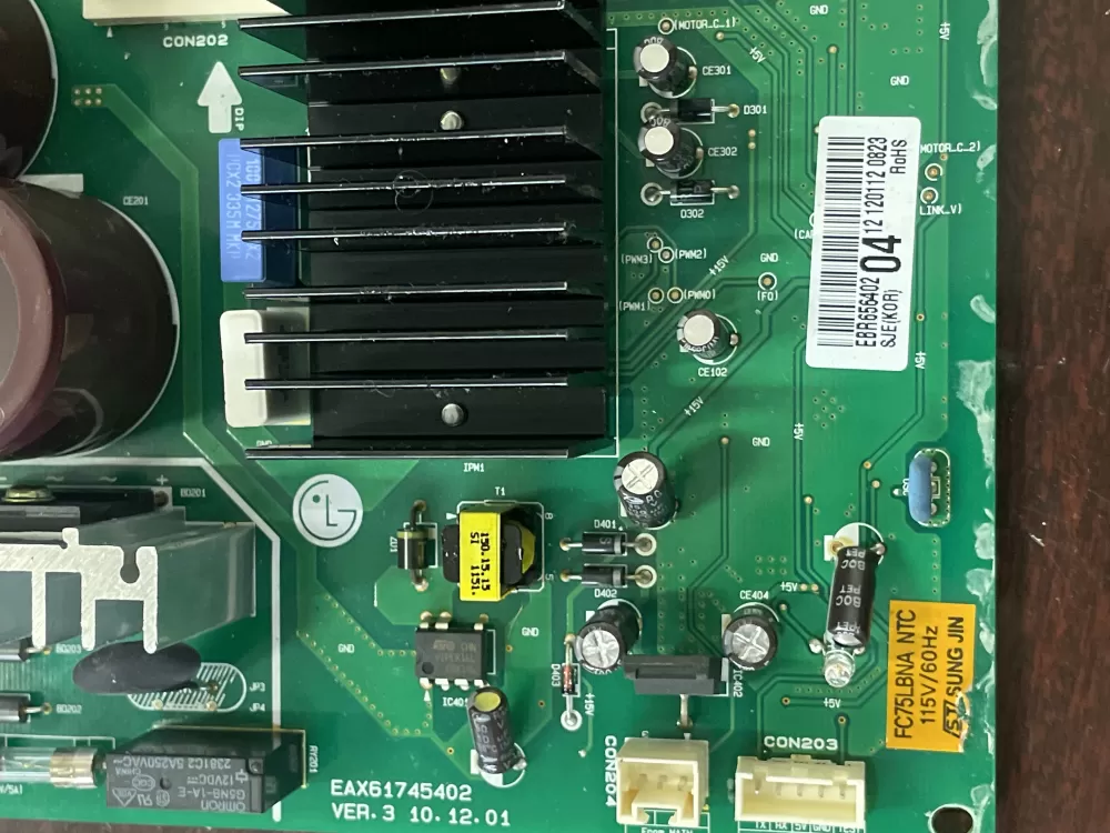 LG Kenmore AP5604149 EBR65640204 Refrigerator Control Board AZ35939 | KM292