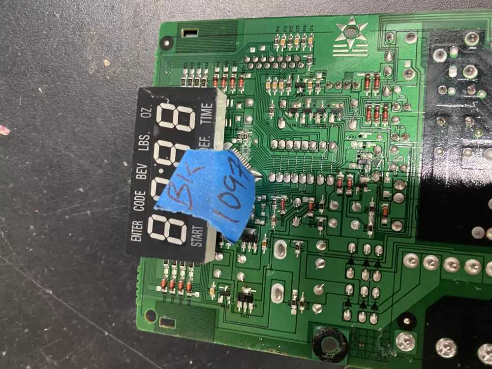 Hotpoint Wb07x10558 Wb27x10655 Microwave Control Board Panel AZ22546 | BK1097