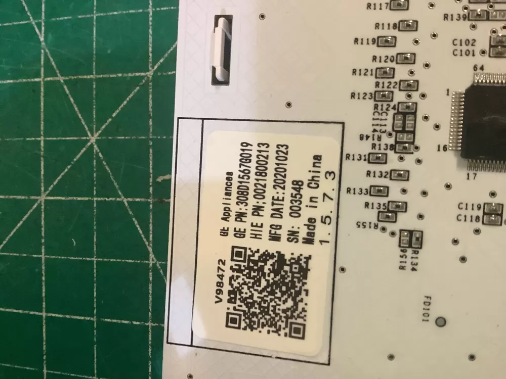 GE 308D1567G004 WH22X34919 Washer Control Board Panel AZ195109 | NR652