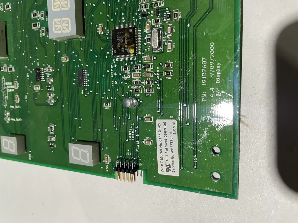 GE 191D2687G003 Wb27t10366 Oven Cooktop Control Board Display AZ139533 | KM729