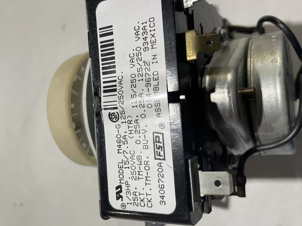 Whirlpool 3406720A PD00055932 3406720 529119 Dryer Timer AZ186187 | Wm2741
