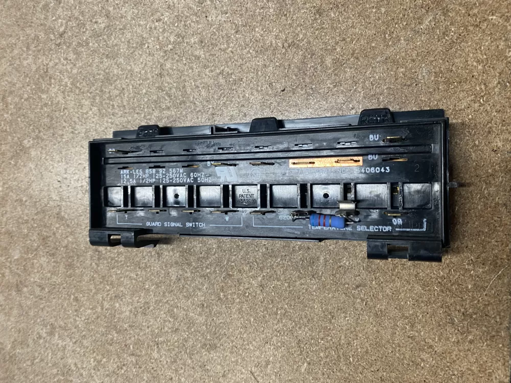 KitchenAid Kenmore 3406043 Dryer Control Board Touch Pad Switch AZ7798 | BK1630