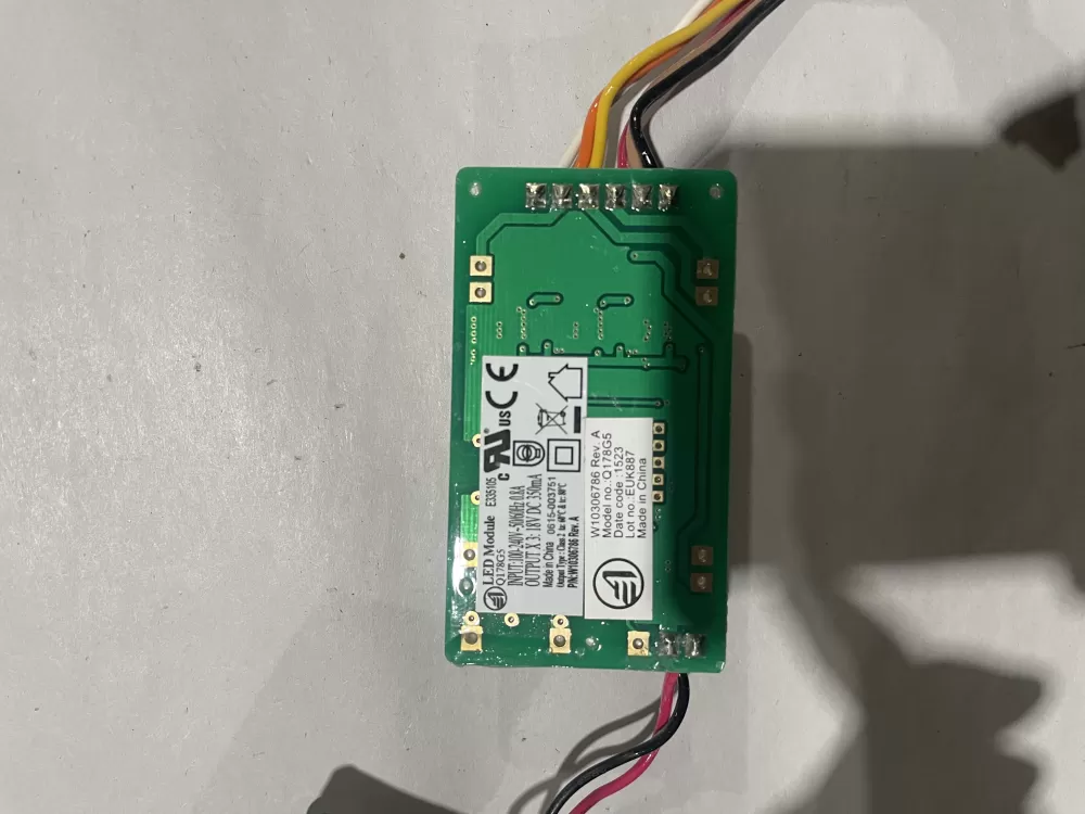 Whirlpool W10306786 Refrigerator LED Inverter Board Box AZ190241 | KM2565