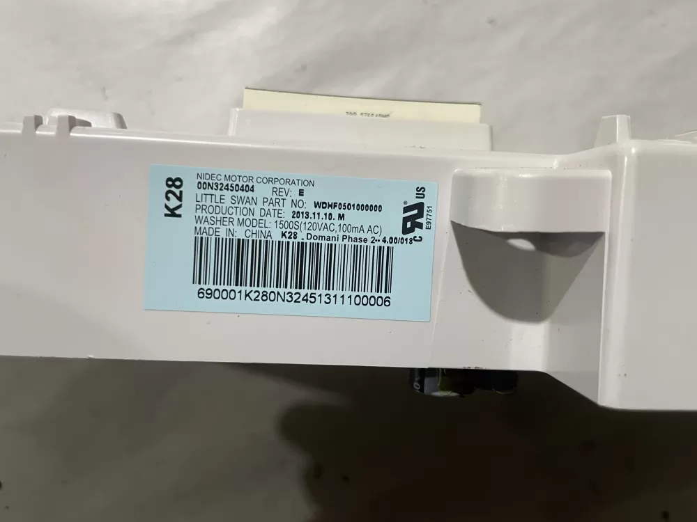 GE 00N32450404 WH12X10544 WDHF0501000000 Washer Control Board AZ199279 | Wmv569