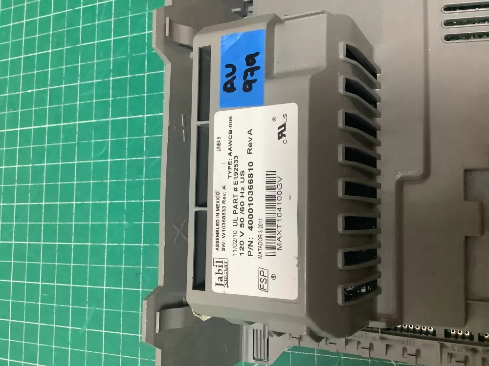 Whirlpool Maytag 400010366810 006 Washer AAWCB Control Board AZ226653 | ARV979