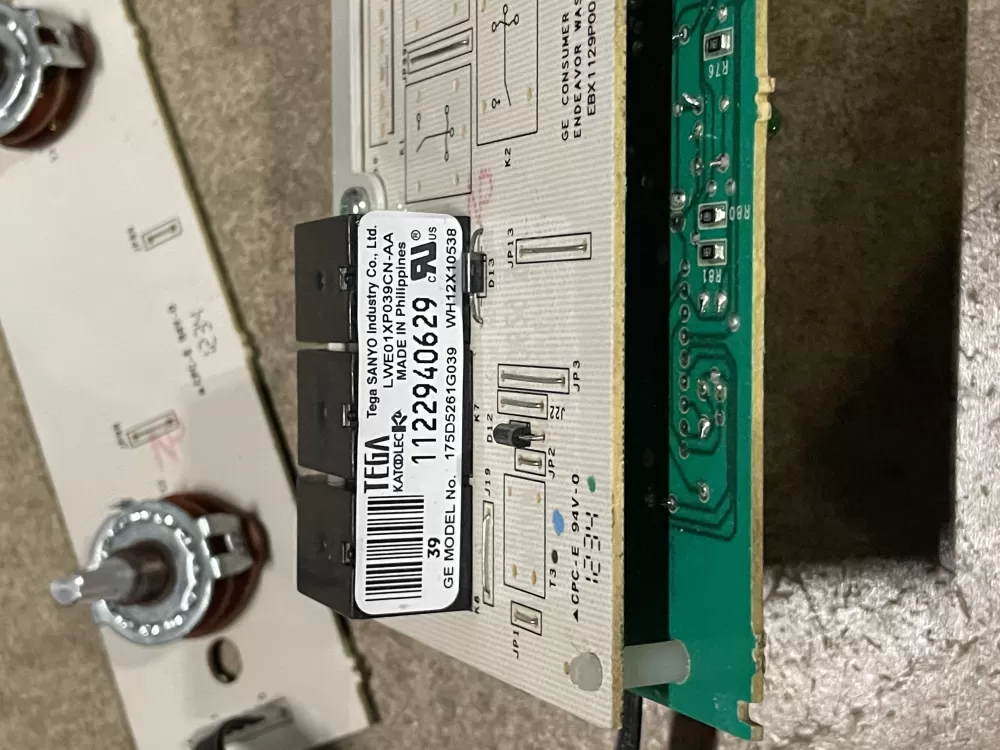 GE WH12X10614 175D5261G039 EBX1129P004 Washer Control Board AZ26702 | KM156