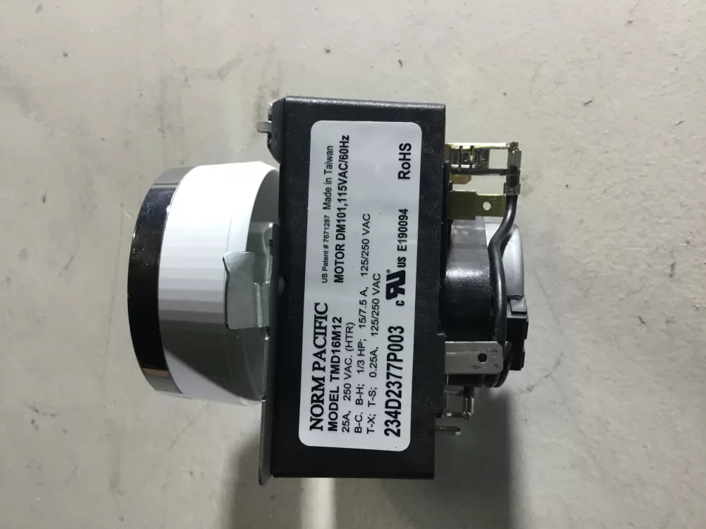 GE TMD16M12 234D2377P003 Dryer Timer AZ45712 | NR1774