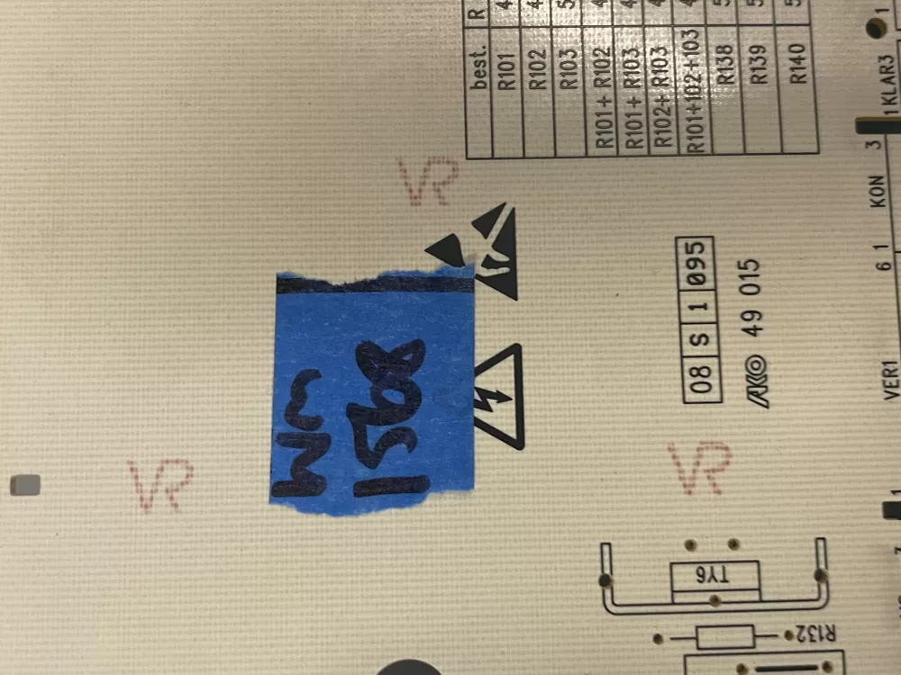 NEFF S5456 Dishwasher circuit board fried AZ218485 | Wm1568