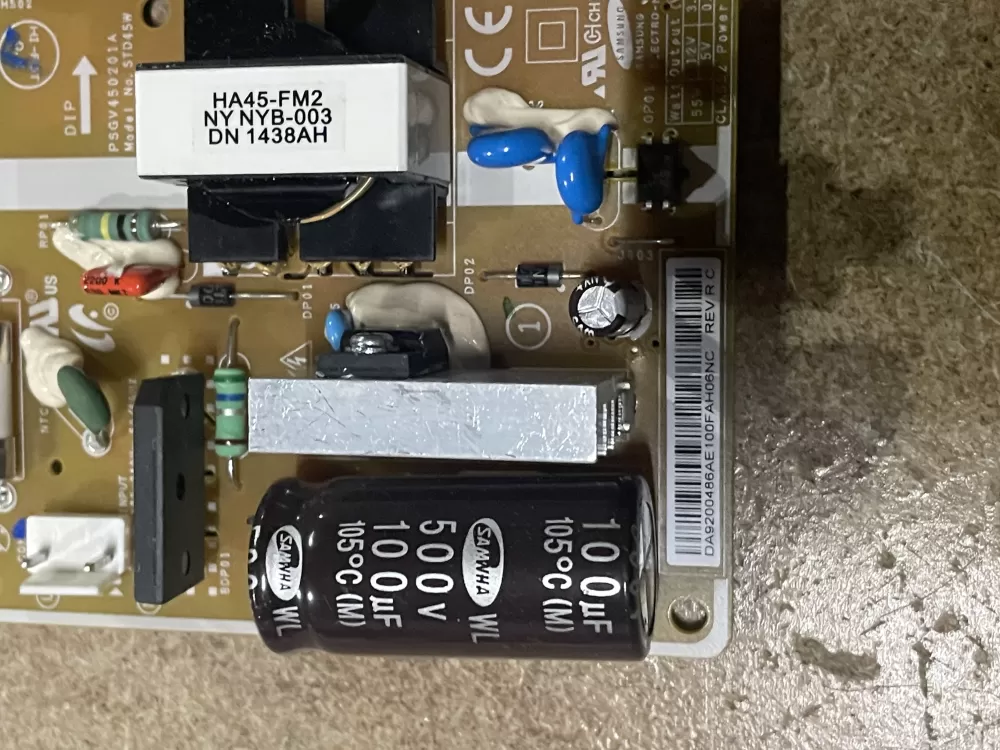 Samsung DA92 00486A Refrigerator Control Board AZ26266 | KM151