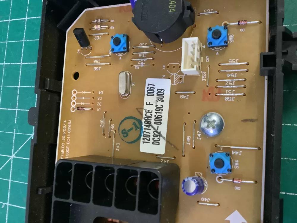 Samsung DC92-006 Dryer Control Board UI AZ193502 | NRV879