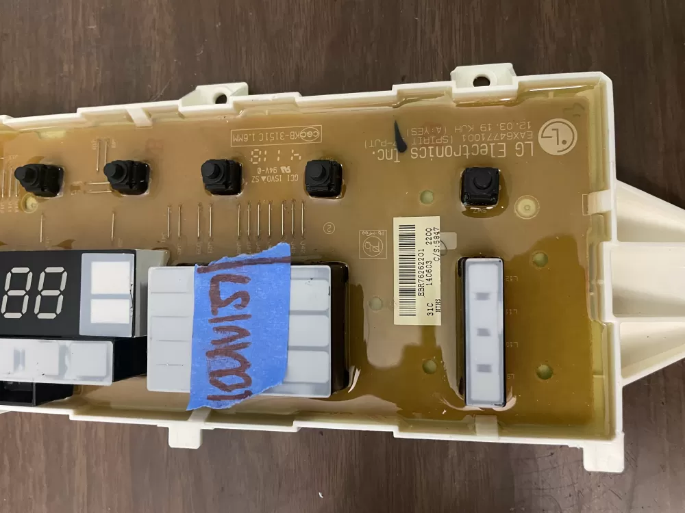 LG EBR76262201 EBR75446006 Washer Control Board AZ101181 | KMV137