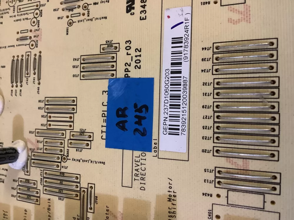 GE 237D1395G202 237D1122G202 237D1060G203 Washer Control Board AZ192409 | AR250