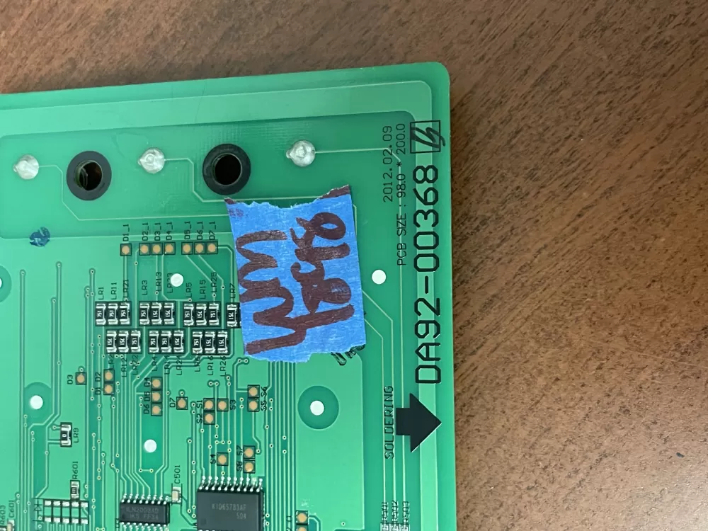 Samsung DA92-00368B Refrigerator Dispenser UI Control Board AZ52340 | Wm1898