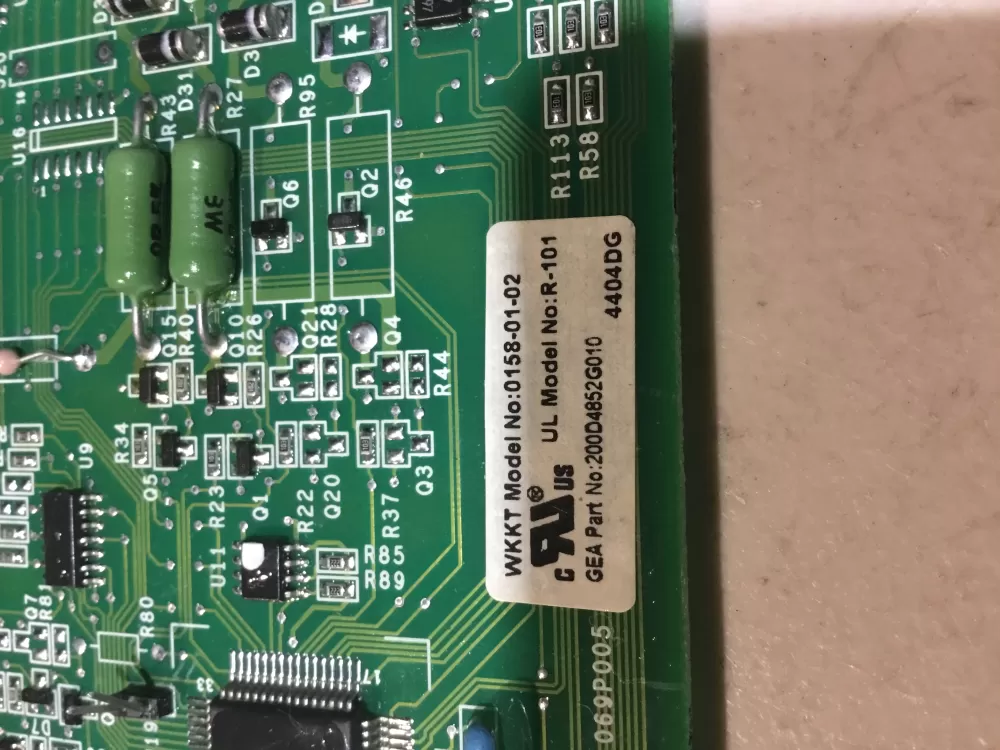GE 200D4852G010 EBX1069P005 Refrigerator Control Board AZ48873 | NR1793