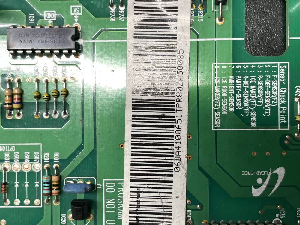 Samsung DA41-00651T Refrigerator Control Board AZ35899 | Wm443