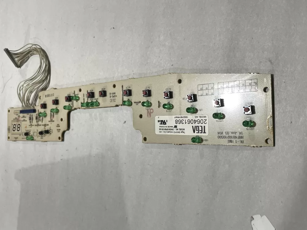 GE 165D7803P001  WD21X10378  165D7803P003  109820945  8RF4B10210500 Dishwasher Control Board