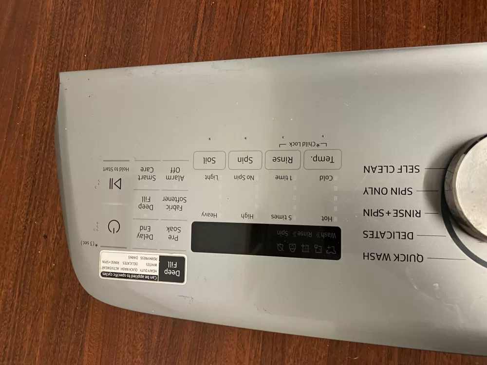 Samsung DC64-03825F DC64-03825A Washer Control Board Panel AZ53476 | BKV527