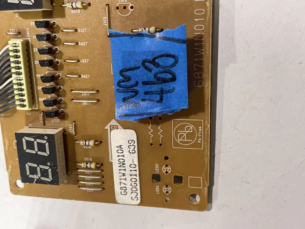 LG 6871W1N009A Range Oven Control Board AZ175734 | Wm463
