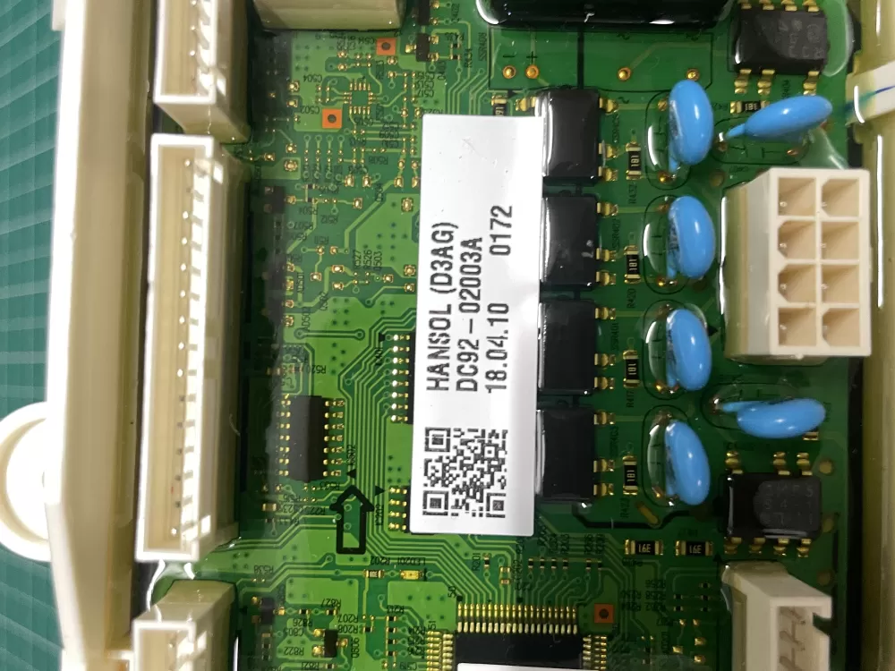 Samsung DC92 02003A Washer Control Board AZ202648 | Wmv822