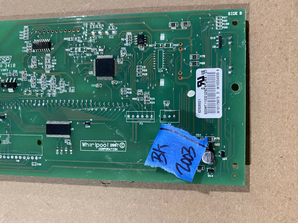 Whirlpool w10136787 Refrigerator Control Board Dispenser Panel AZ82769 | BK2003