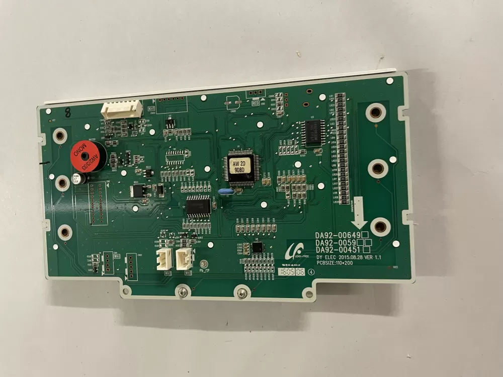 Samsung DA92 00649A Refrigerator Control Board Dispenser AZ142013 | KM2390