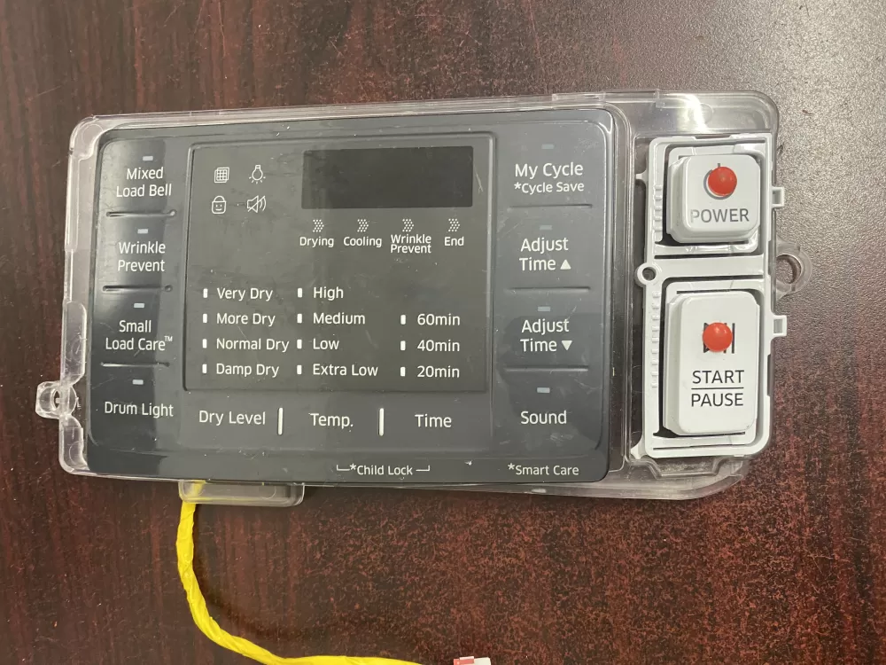 Samsung DC92-01607J  AP6243588  DC94-06643A  DC93-00376D  PS12084833 Dryer UI Control Board
