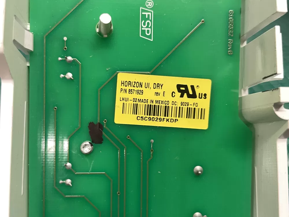 Whirlpool 8571929 8571954 8571955 Dryer Control Board AZ204402 | Wmv910