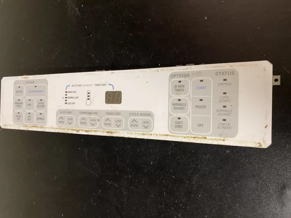 Kenmore 3405820 Dryer Control Board UI Panel Module