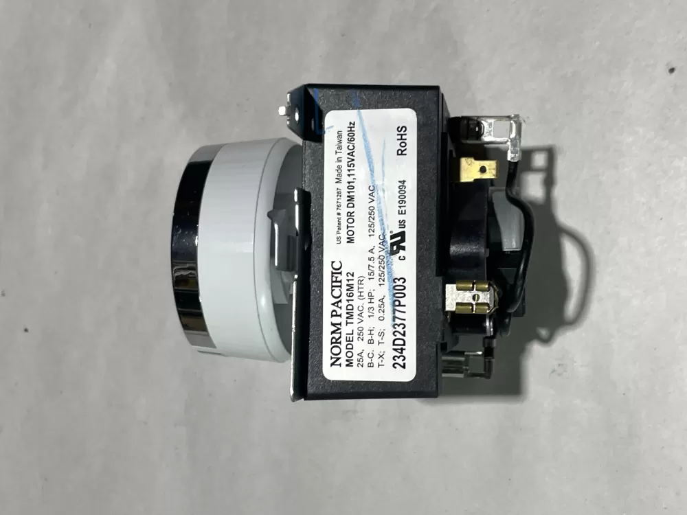 GE TMD16M12 234D2377P003 Dryer Timer AZ153350 | Wm2500