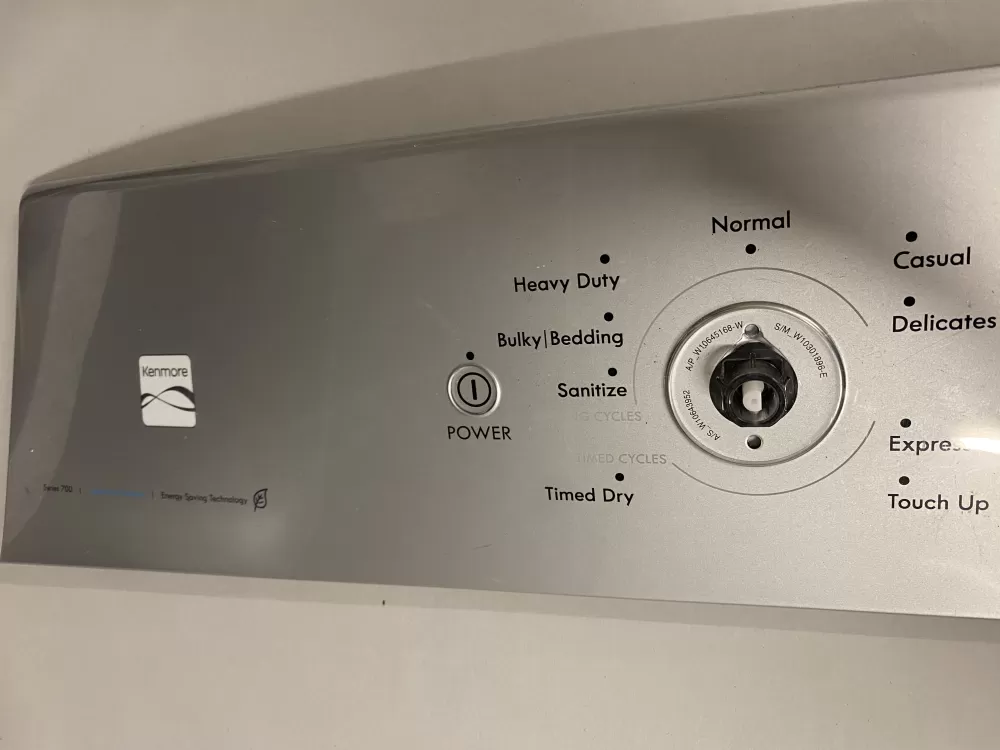 Kenmore W10793506 W10645167 W10645168 Dryer Control Board Panel Console