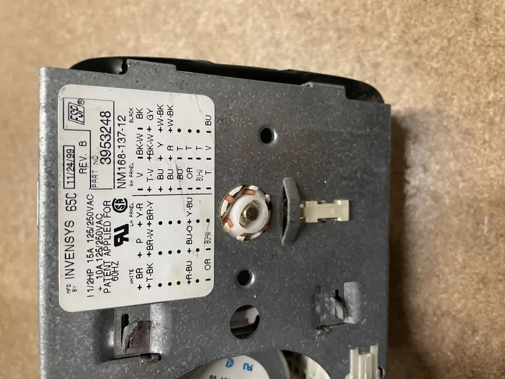 Kenmore AP6008926 3953248 3953248R WP3953248 Washer Timer AZ10978 | KM1544