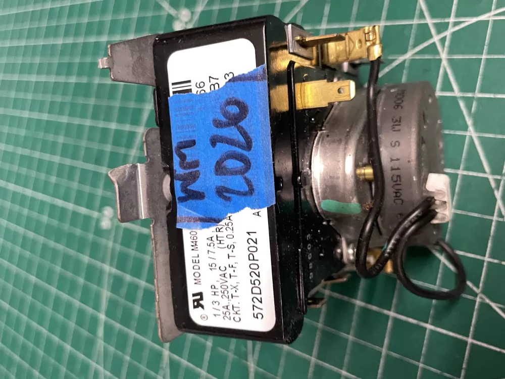 GE 572D520P021 WE4M271 Dryer Timer AZ209348 | Wm2026