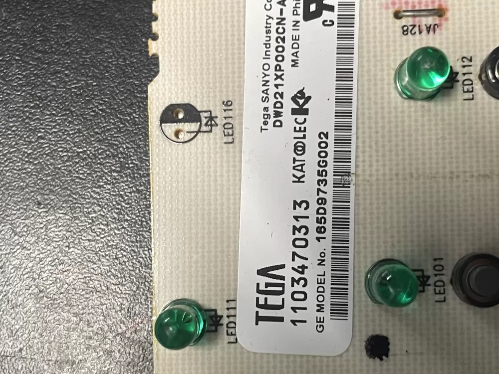 GE 165D9735G002 Dishwasher Control Board / AZ14801 | V330