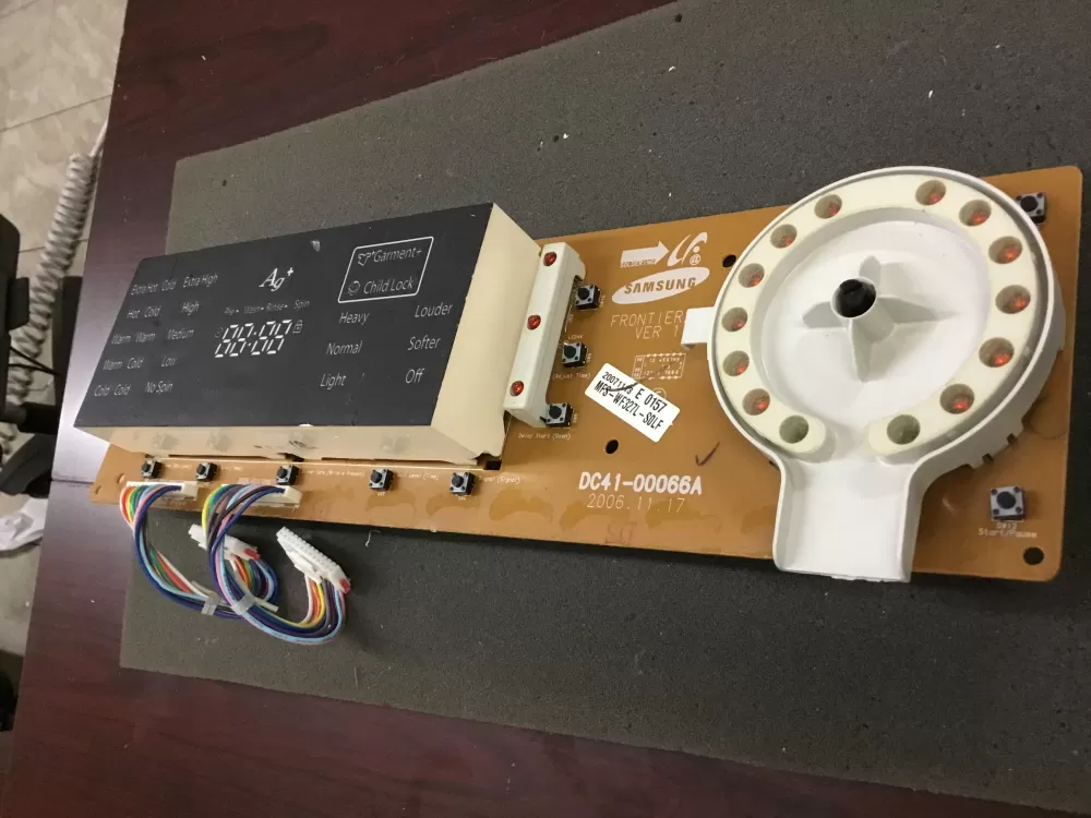 Samsung  LG  Maytag MFS-WF206L-S0  MFS-WF318A-T0  DC41-00052A  DC41-00066A  MFS-WF327L-T0  DC92-00124A Washer Control Board