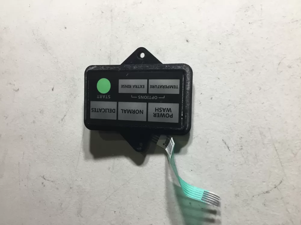 Whirlpool W10779139  W11126040 Washer Membrane Switch