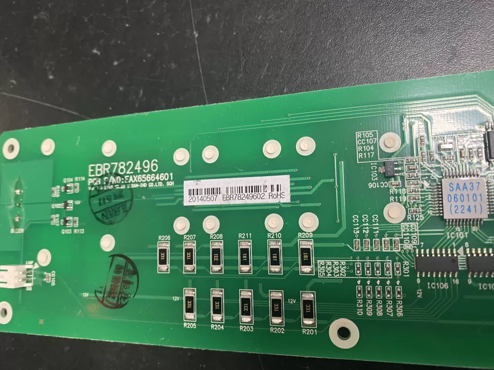 LG Kenmore EBR78249602 Refrigerator Display Control Board AZ17158 | BK1155