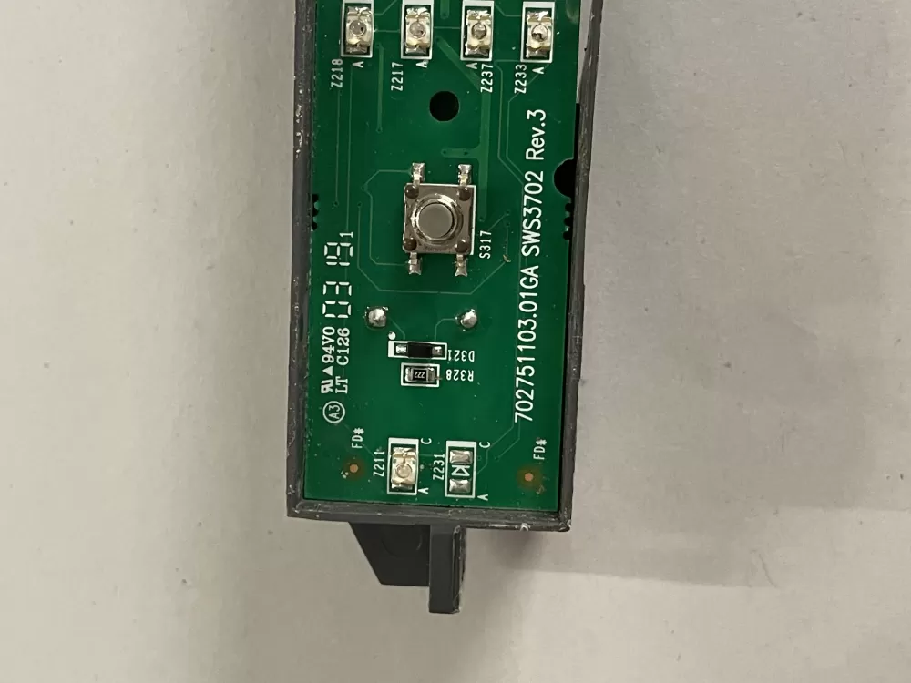 GE Dishwasher User Interface 702751030.01GA AZ142926 | KMV397