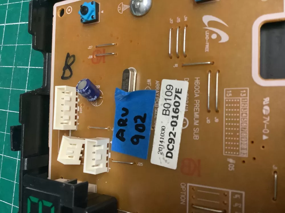Samsung DC92 01607E Dryer Control Board AZ206321 | ARV902